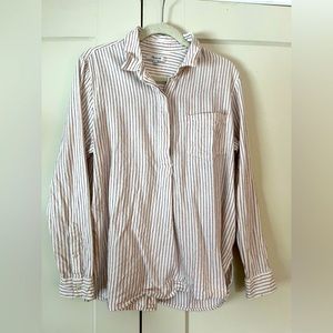 Madewell striped button-up